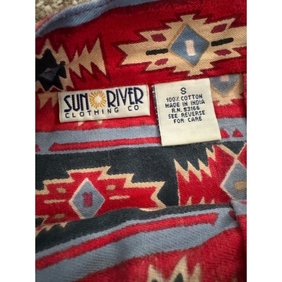 SUN RIVER SOUTHWEST INDIE STYLE WRAP VTG SKIRT WOMAN'S SMALL | T1 - Picture 3 of 7